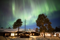 Northern Lights At Nellim Wilderness Lodge 