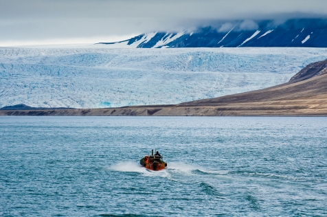 Sail Past the Calving Glacier Esmark